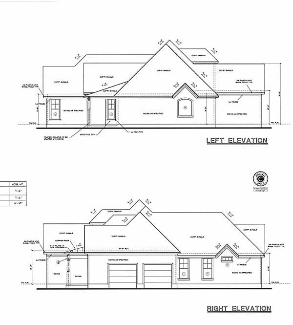 European Plan with 2040 Sq. Ft., 4 Bedrooms, 3 Bathrooms, 2 Car Garage Picture 5