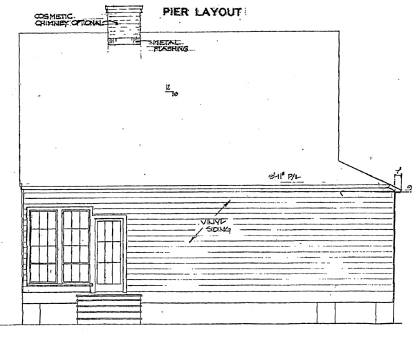 House Plan 97500 Rear Elevation