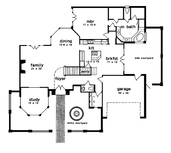 European Victorian Level One of Plan 97506