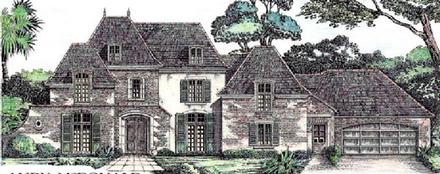 European Victorian Elevation of Plan 97516