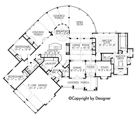 House Plan 97602 First Level Plan