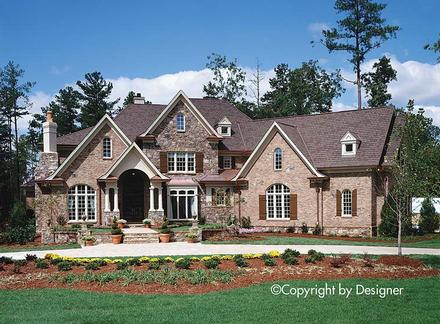 Country Craftsman European Southern Traditional Elevation of Plan 97620