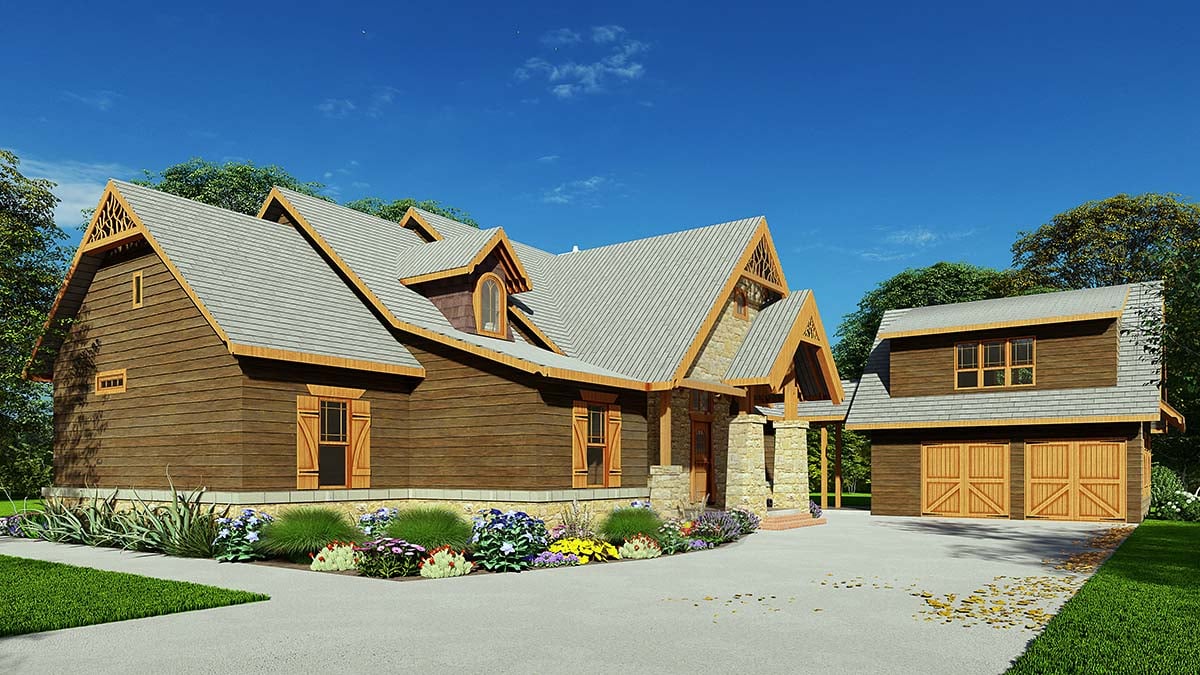 Craftsman, One-Story, Tuscan Plan with 2940 Sq. Ft., 4 Bedrooms, 4 Bathrooms, 2 Car Garage Picture 3