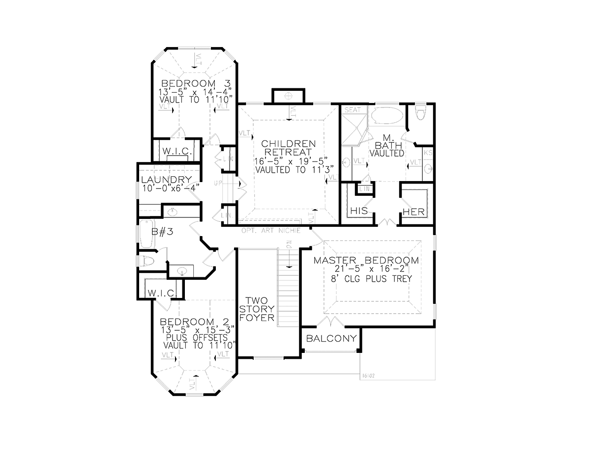 Traditional Victorian Level Two of Plan 97671
