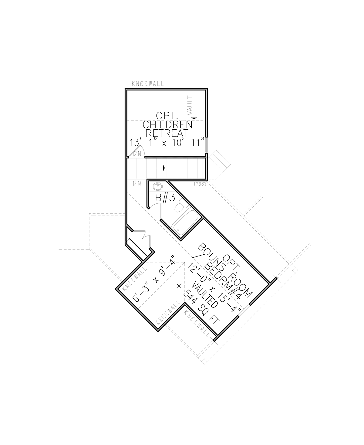 Craftsman New American Style One-Story Ranch Level Two of Plan 97672