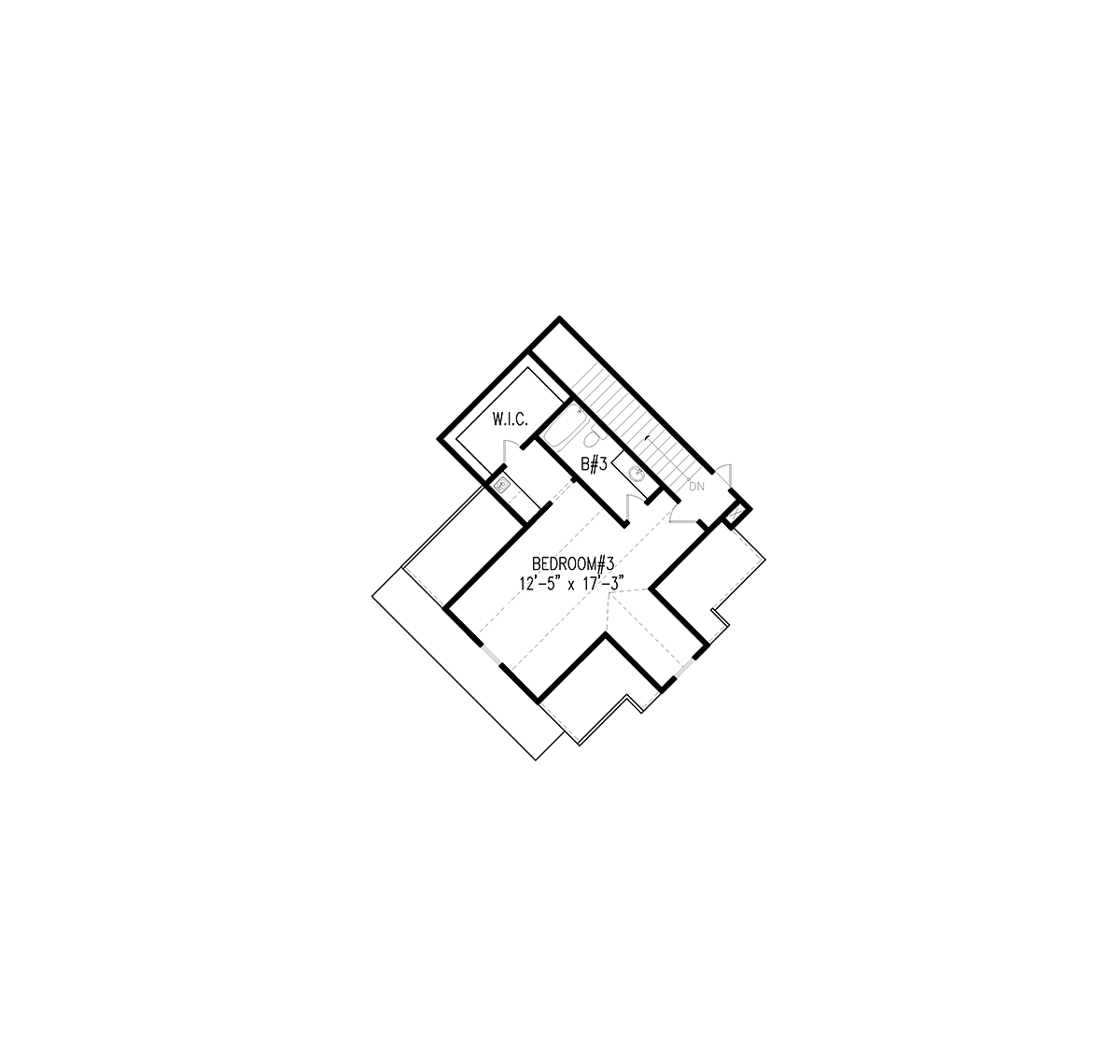 Craftsman Ranch Level Two of Plan 97685