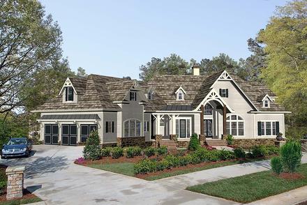 Craftsman New American Style One-Story Ranch Elevation of Plan 97689