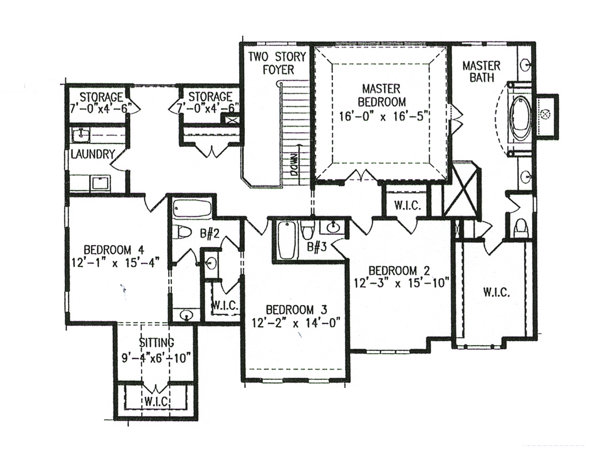 Southern Traditional Level Two of Plan 97696