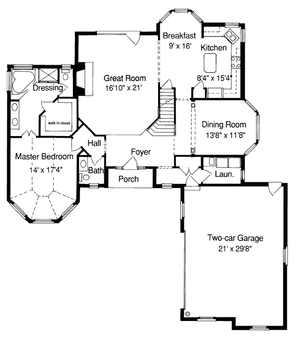 European Victorian Level One of Plan 97710