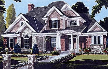 House Plan 97722 Elevation