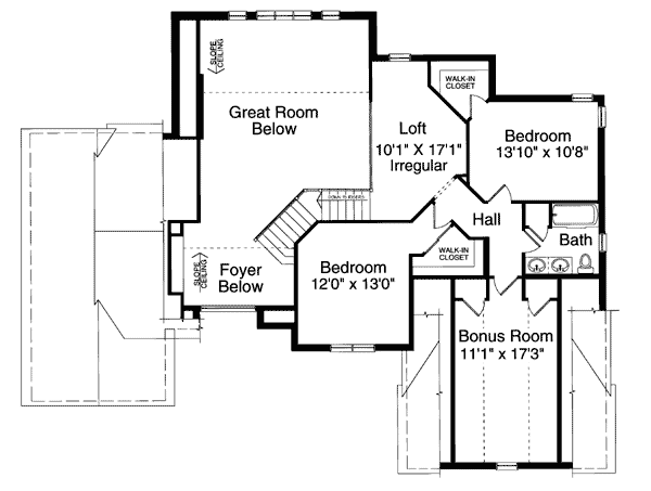 Tudor Level Two of Plan 97725