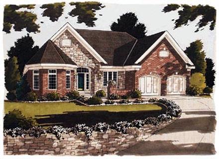 House Plan 97726 Elevation