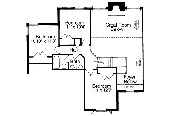 European Tudor Level Two of Plan 97748