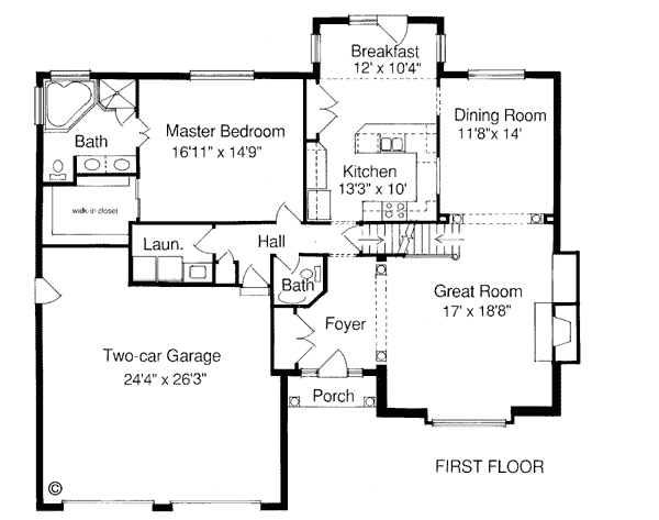 Traditional Level One of Plan 97758