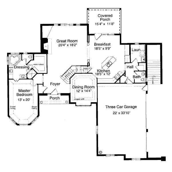 European Victorian Level One of Plan 97761