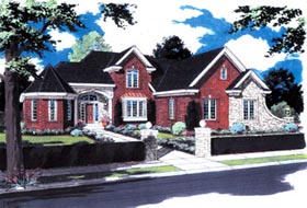 European , Victorian House Plan 97761 with 3 Beds, 3 Baths, 3 Car Garage Elevation European , Victorian House Plan 97761 with 3 Beds, 3 Baths, 3 Car Garage Elevation