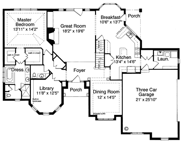 Bungalow European Level One of Plan 97766