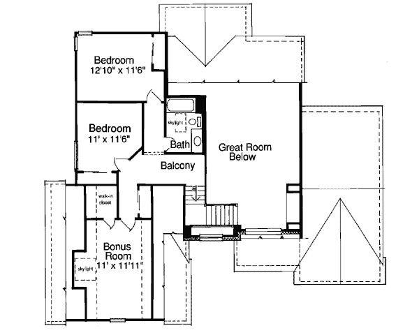 Bungalow Level Two of Plan 97771