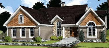 Bungalow Elevation of Plan 97771