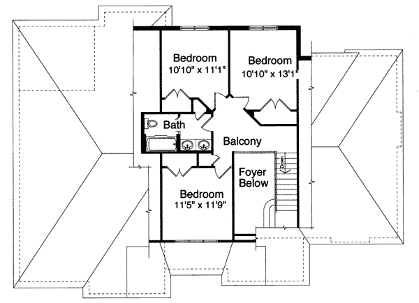 Bungalow Level Two of Plan 97772