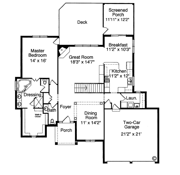 Colonial European Level One of Plan 97776