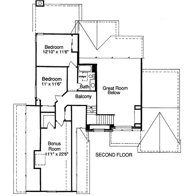 Bungalow Level Two of Plan 97778