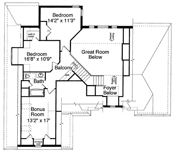 Bungalow Level Two of Plan 97779