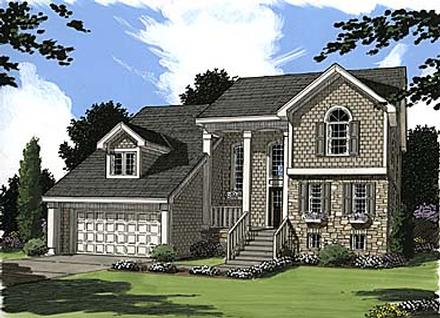 Bungalow Country Elevation of Plan 97785