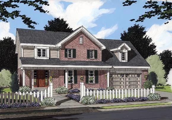 House Plan 97786 Elevation