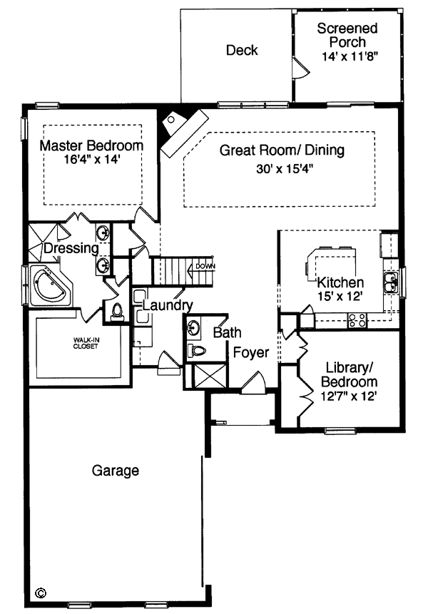 Traditional Level One of Plan 97798