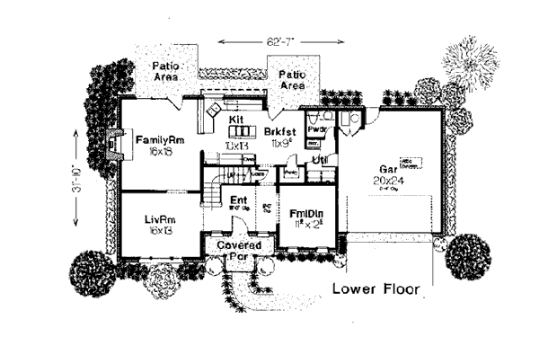 Colonial Traditional Level One of Plan 97810