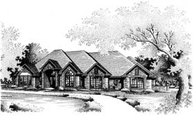 House Plan 97830 Elevation