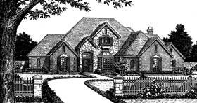 Bungalow European French Country Elevation of Plan 97848