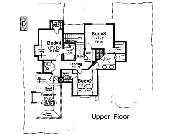 House Plan 97851 Level Two