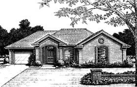 Traditional Elevation of Plan 97891