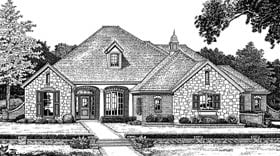 Bungalow European One-Story Elevation of Plan 97897