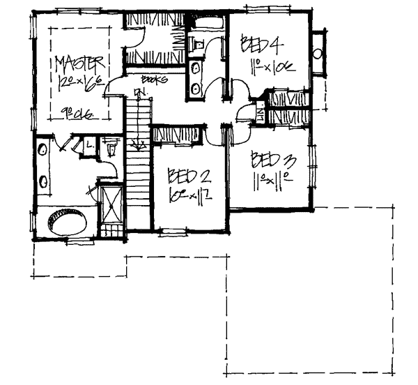 Bungalow Country Level Two of Plan 97932