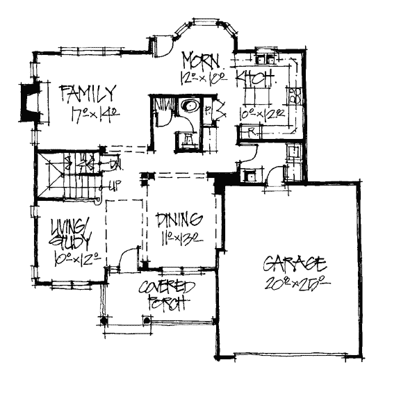 Bungalow Country Level One of Plan 97937