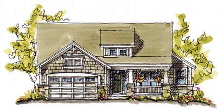Bungalow Country Craftsman One-Story Elevation of Plan 97939