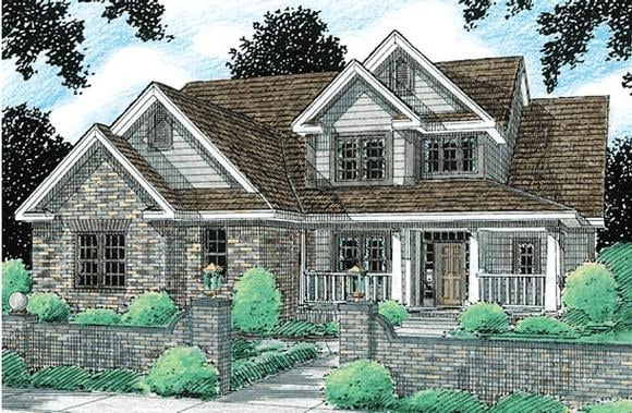 House Plan 97946 Elevation