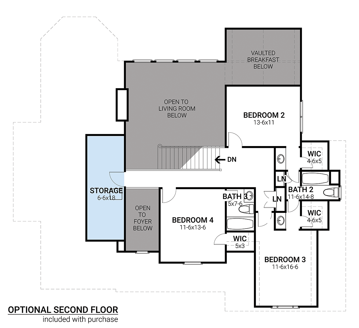 Colonial Country Alternate Level Two of Plan 98201