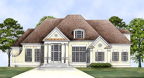 House Plan 98209 Elevation