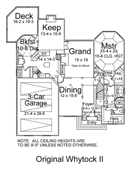 First Level Plan