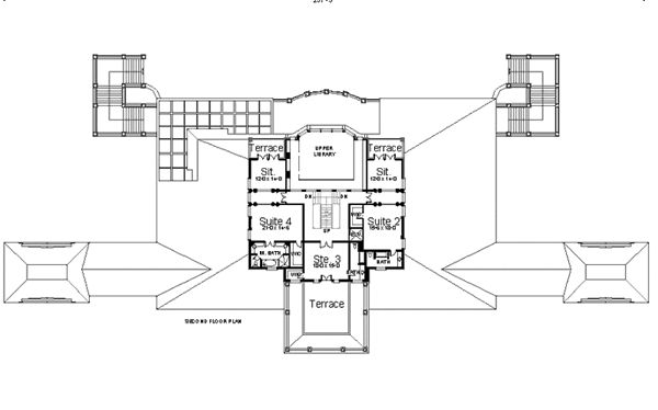 Greek Revival Traditional Level Two of Plan 98215