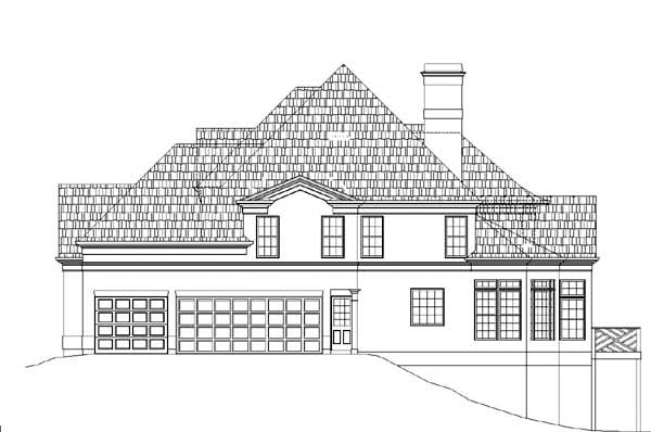 European, Greek Revival, Victorian Plan with 3143 Sq. Ft., 4 Bedrooms, 4 Bathrooms, 3 Car Garage Picture 5