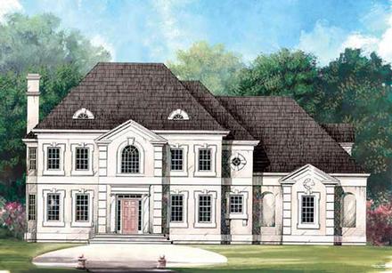 Colonial European Elevation of Plan 98232