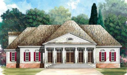 Colonial Elevation of Plan 98234