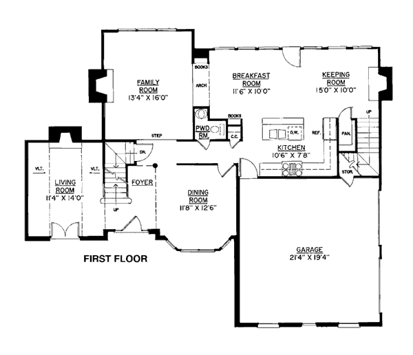 European Victorian Level One of Plan 98236