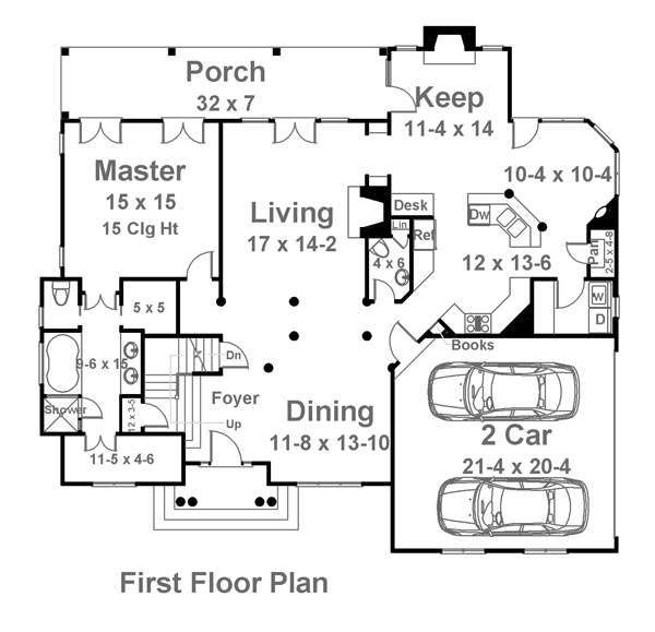 Colonial European Level One of Plan 98239