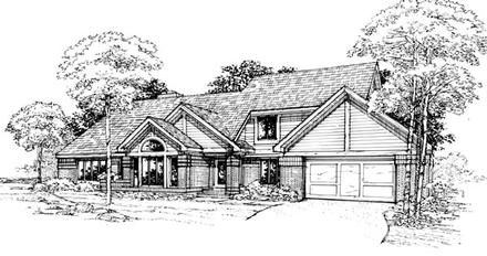 Traditional Elevation of Plan 98306